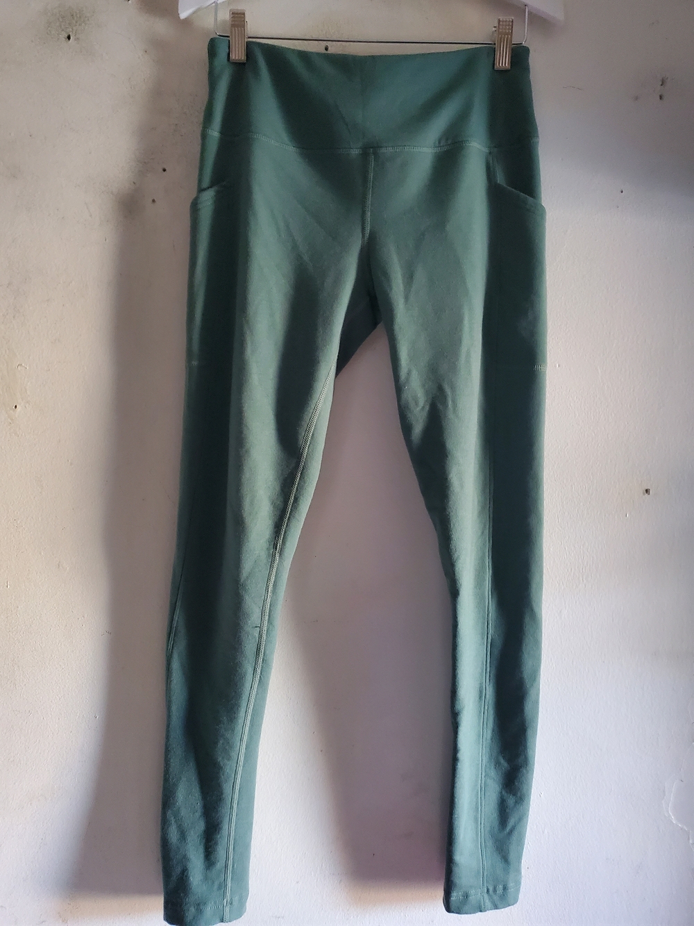 Woolx  Piper Green High-Rise Pocket Leggings Size Medium